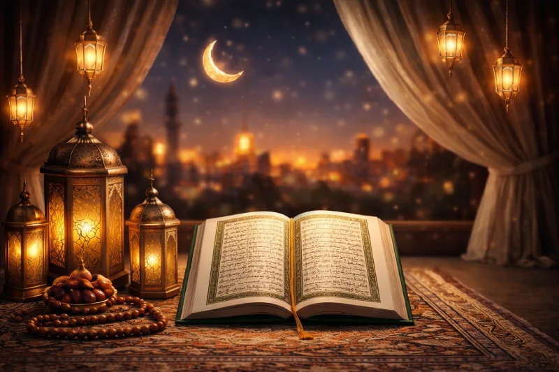 مزایای ختم قرآن با قرآن حزبی در ماه رمضان