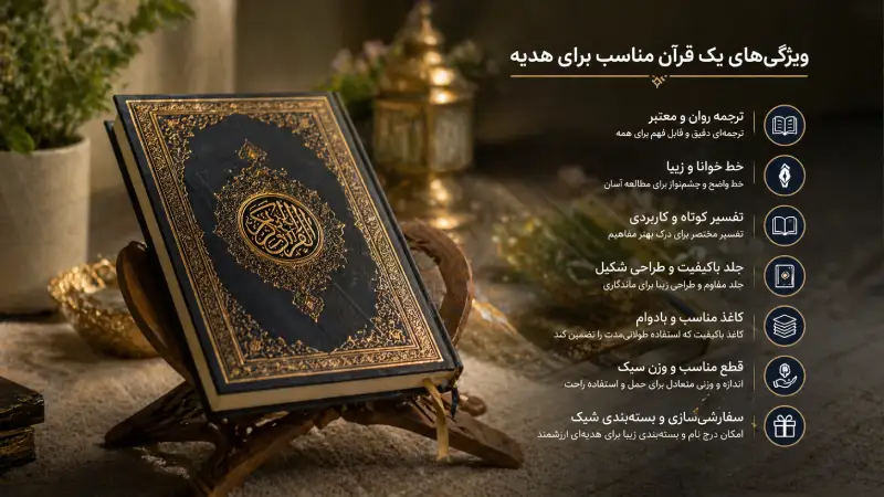 ویژگی‌های یک قرآن مناسب برای هدیه